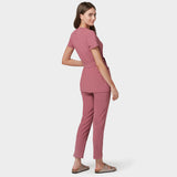 SOPHIA - WILD ROSE medical apron with tie 