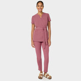 SOPHIA - WILD ROSE medical apron with tie 