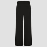 Spodnie medyczne damskie Aura Black - wygodne i eleganckie do pracy - Vena Uniformy