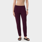Women's medical trousers - BURGUNDY