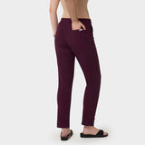 Women's medical trousers - BURGUNDY