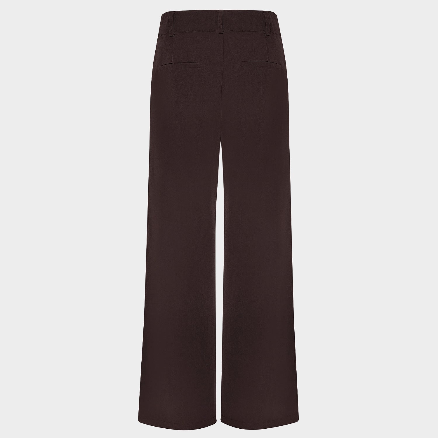 Damskie spodnie medyczne Aura Dark Chocolate - efektowne, wysokostanowe, kobiece - Vena Uniformy