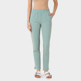 Spodnie medyczne damskie - SAGE GREEN