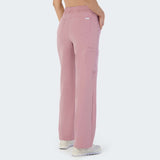 Women's wide medical trousers - BLOSSOM PINK
