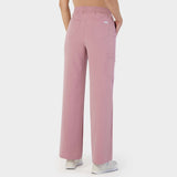 Women's wide medical trousers - BLOSSOM PINK