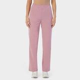 Women's wide medical trousers - BLOSSOM PINK