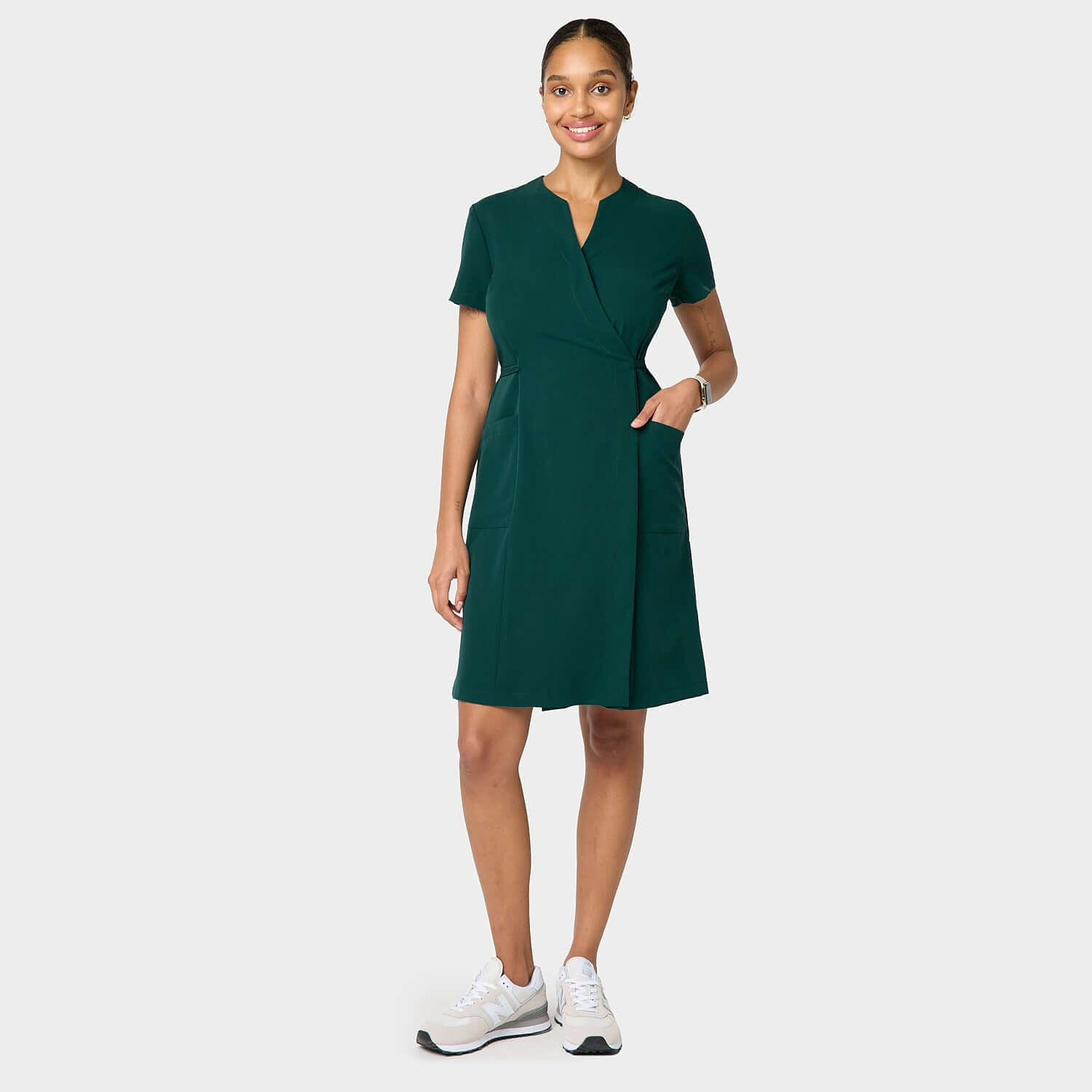 Damen Kasackkleid KATE - MOSS GREEN