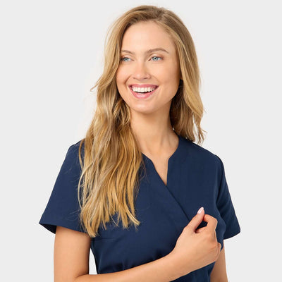 Damen Wickelkasack SOPHIA - NAVY