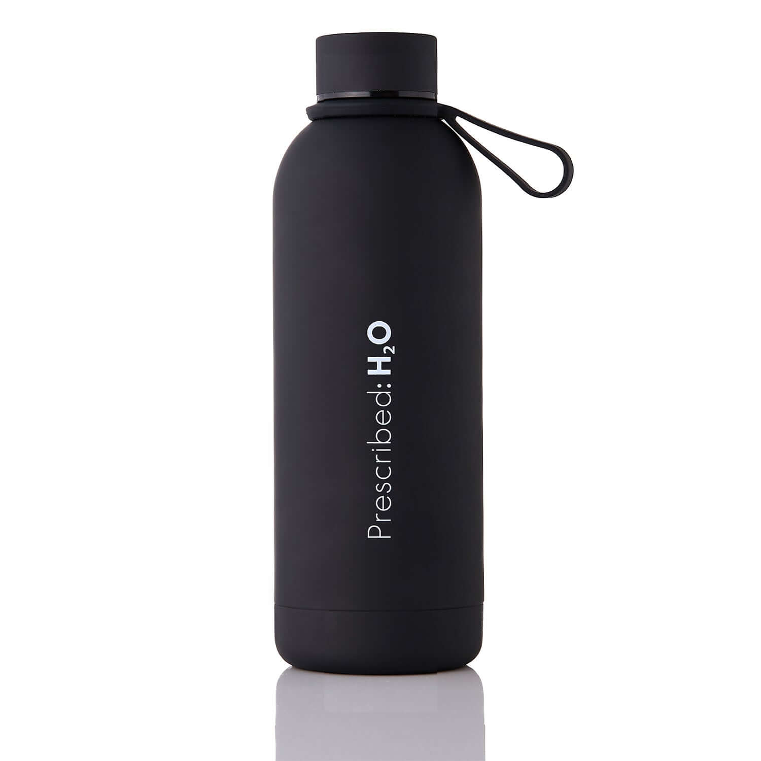 Thermosflasche BLACK - PRESCRIBED: H₂O